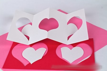 Teemme kauniin volumetric valentine 14. helmikuuta - mestari luokan kanssa valokuva