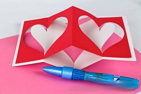 Teemme kauniin volumetric valentine 14. helmikuuta - mestari luokan kanssa valokuva