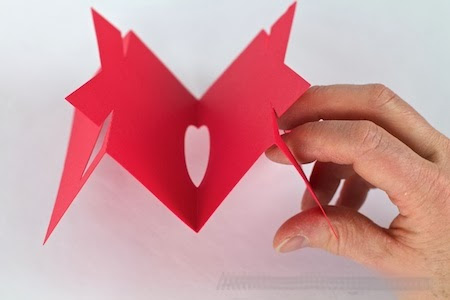 Teemme kauniin volumetric valentine 14. helmikuuta - mestari luokan kanssa valokuva