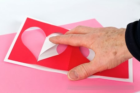 Teemme kauniin volumetric valentine 14. helmikuuta - mestari luokan kanssa valokuva