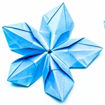 Kuinka tehdä origami kukka omalla kädelläsi