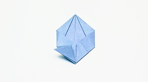 Kuinka tehdä origami kukka omalla kädelläsi