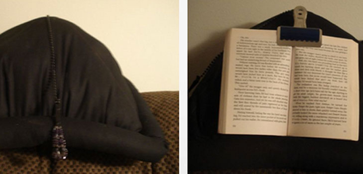  tyyny-stand for books