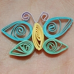 Quilling perhonen