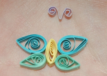 Quilling perhonen