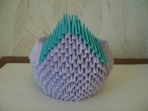 Kuinka tehdä muhkea origami moduuleista - askel askeleelta ohjeita valokuvilla ja videoilla