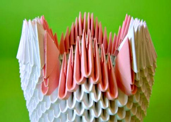 Kuinka tehdä muhkea origami moduuleista - askel askeleelta ohjeita valokuvilla ja videoilla