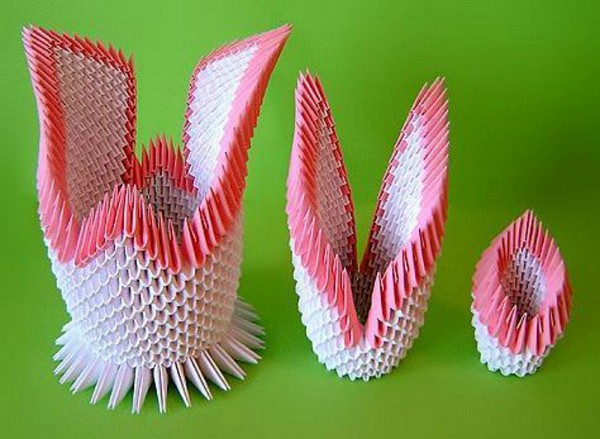Kuinka tehdä muhkea origami moduuleista - askel askeleelta ohjeita valokuvilla ja videoilla