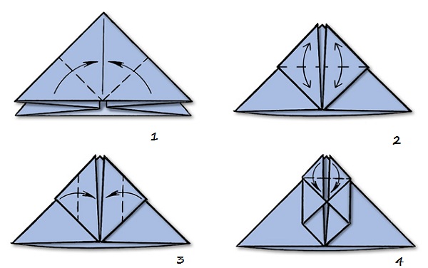 lumiukko origami aloittelijoille