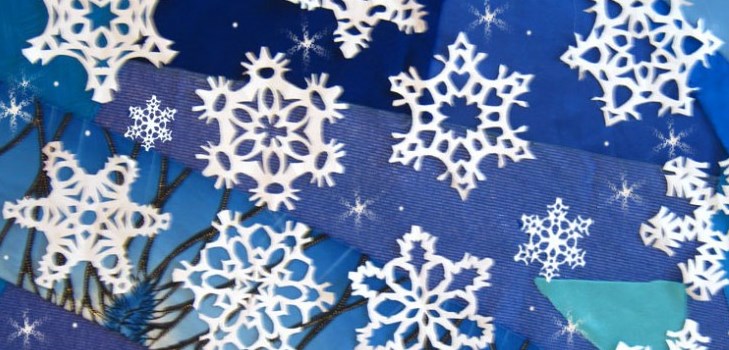 Kauniita lumihiutaleita vuoden 2017 uusivuosi omilla käsiinsä paperilla - kaavioita ja valokuvia vaiheittain. Master-luokat lapsille suurissa lumihiutaleissa origami-tekniikassa