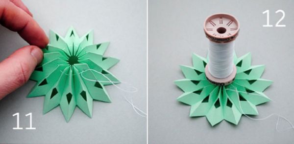 Kauniita lumihiutaleita vuoden 2017 uusivuosi omilla käsiinsä paperilla - kaavioita ja valokuvia vaiheittain. Master-luokat lapsille suurissa lumihiutaleissa origami-tekniikassa