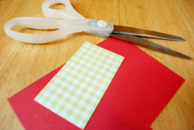 Joulukortti, jossa on scrapbooking-tyyli uuden vuoden 2015 omille käsille