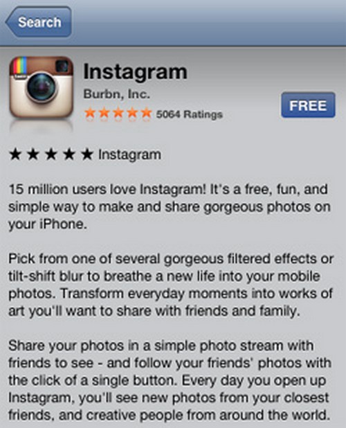 Instagramissa rekisteröintiohjeet