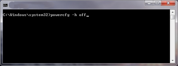 Sammuta tilan sammuttaminen Windows 7: ssä