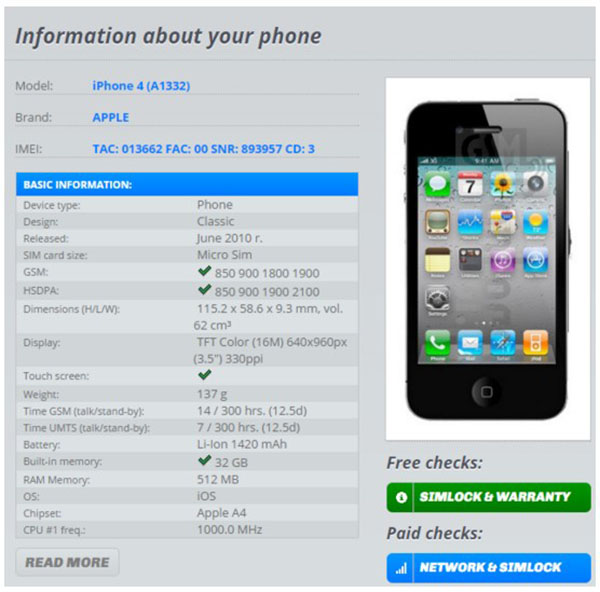 Kuinka tarkistaa iPhone aitouden