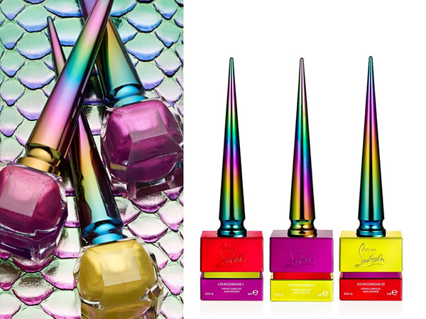 Kiiltävä, metallinen ja sateenkaari: kokoelma lakkoja Christian Louboutin Loubichrome