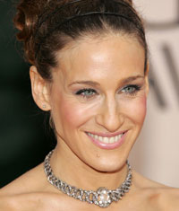 Suorakulmainen kasvot: Sarah Jessica Parker
