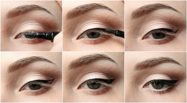 Miten tehdä nuolia eteen eyeliner