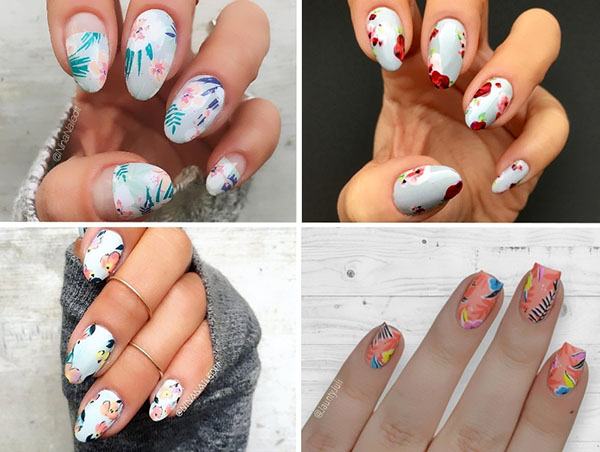 Luova manikyyri kädet: Top-4 tyylikäs malleja Instagram