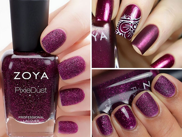 Parasta uudenvuoden nailataidetta lakalla Zoya Enchanted