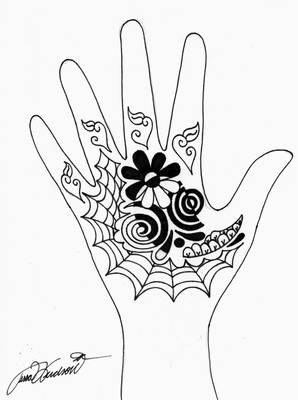 Mehendi kotona: kuvamallit ja luonnokset mehendille