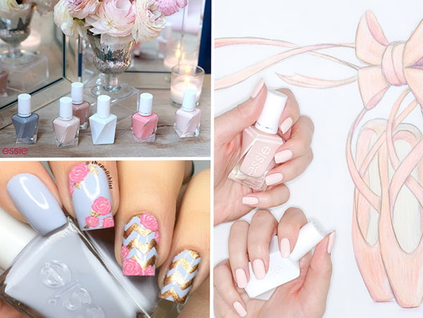 Pastelli manikyyri: kokoelma lakkoja Essie Gel Couture Ballet Nudes 2017