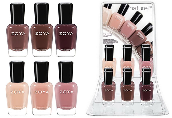 Zoyn pastelli-manikyyri: kokoelma lakkoja Naturel 3 Spring 2017