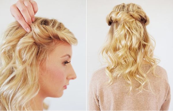 Kampaamon uudenvuoden hairstyle omilla kädillä - muotin ideoita lyhyille, keskikokoisille, pitkille hiuksille, valokuville