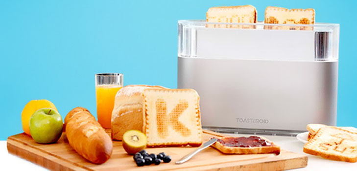 Art-breakfast "älykäs" toasteroid leivänpaahdin