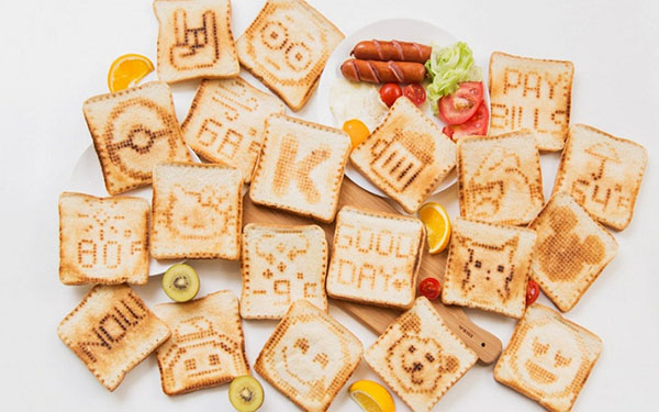 Art-breakfast "älykäs" toasteroid leivänpaahdin