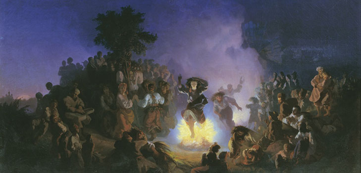 Ivan Kupala on loma täynnä mystisiä rituaaleja ja uskomuksia. Arvaamalla Ivan yöllä. Lauluja ja runoja Ivanovin päivänä