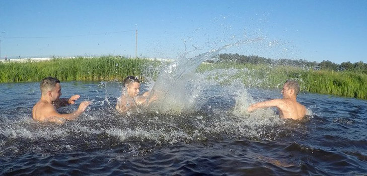 Kun voit aloittaa uimisen