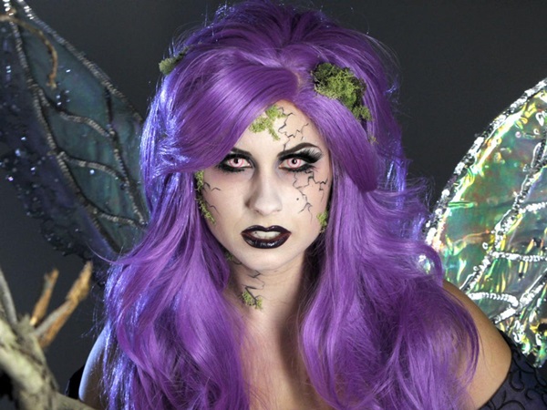 Pelottava meikki Halloweenille omilla kädillä tytöille ja tytöille