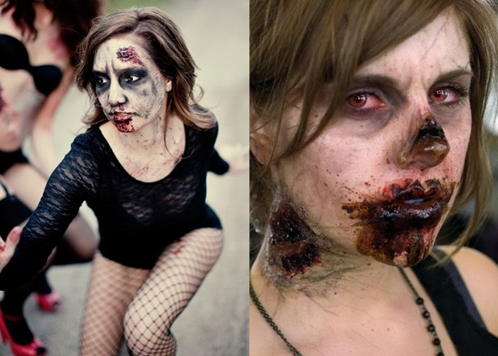 Zombie Makeover for Halloween: kuva, video miten omat kädet