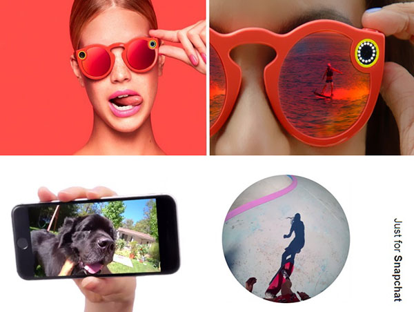 Uusi Snapchatista: silmälaseja, joissa on videotila