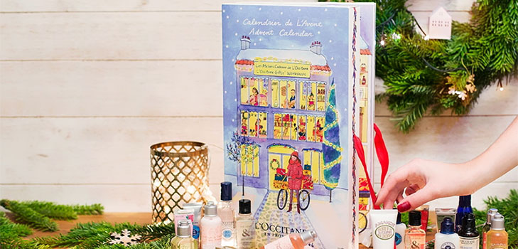 Juhlava tunnelma: adventtikalenteri L'Occitane