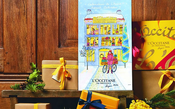 Juhlava tunnelma: adventtikalenteri L'Occitane
