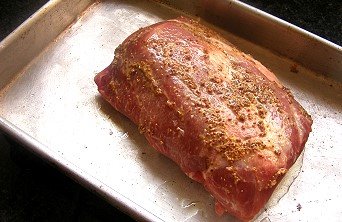 Kuva resepti leivottua sianlihan kaula uunissa