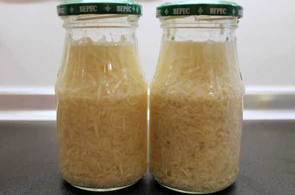 Suolattu piparjuuri talvella
