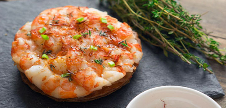 Idea lounaalle: mausteinen mini pizza katkaravut