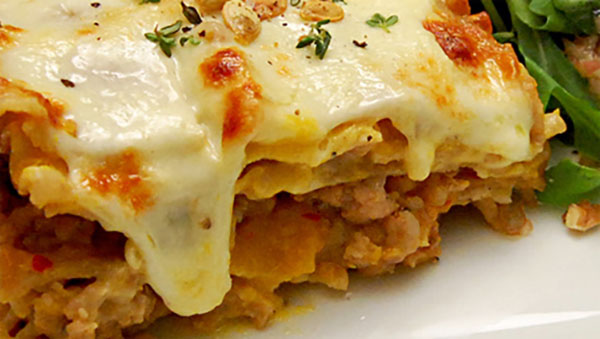 Resepti maustetulle kasvavalle lasagneille IKFA: sta