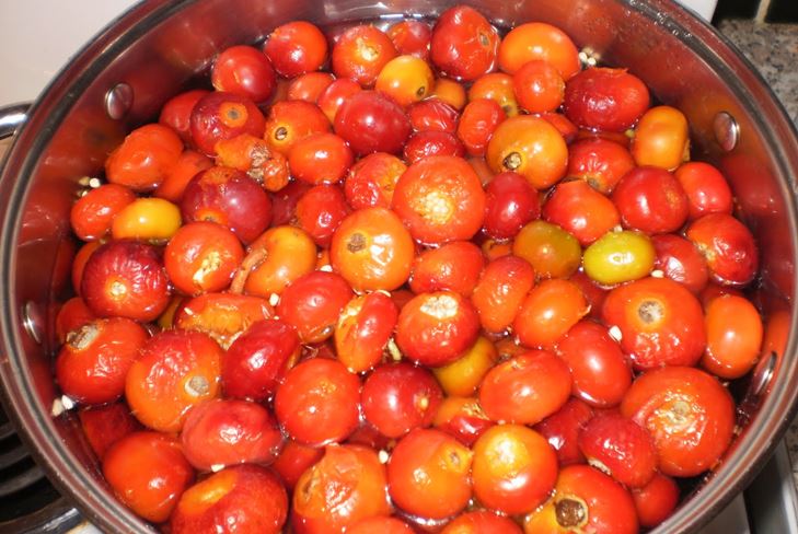 Kuinka keittämään hillosta dogrose talvella: resepti viiden minuutin välipala