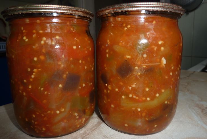 Lecho munakoisoa ja pippuria talvella - valokuva resepti