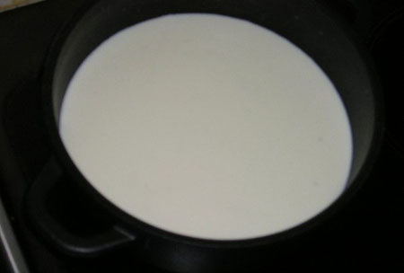 Kaurapuuro maitoon