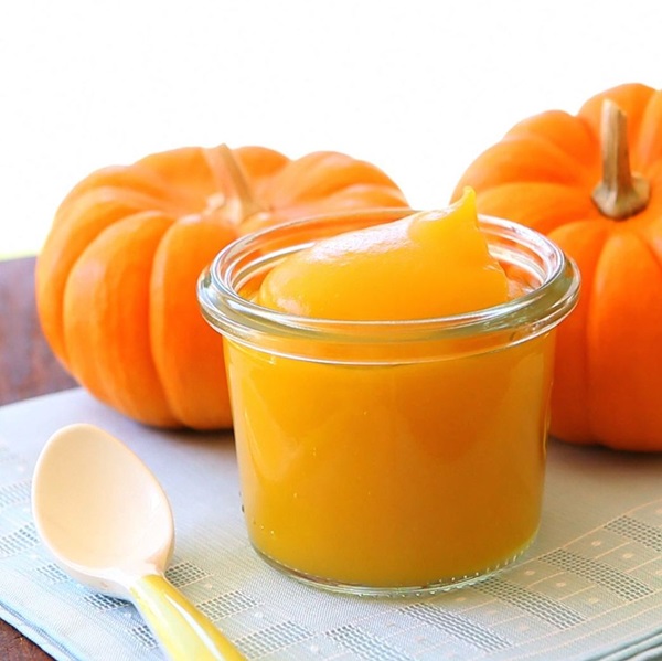 Pumpkin-soseet koristeena ja talveksi: reseptit ovat nopeita ja maukkaita vauvoille, lapsille ilman sokeria perunamuusia Pistä huulesi kurpitsasta