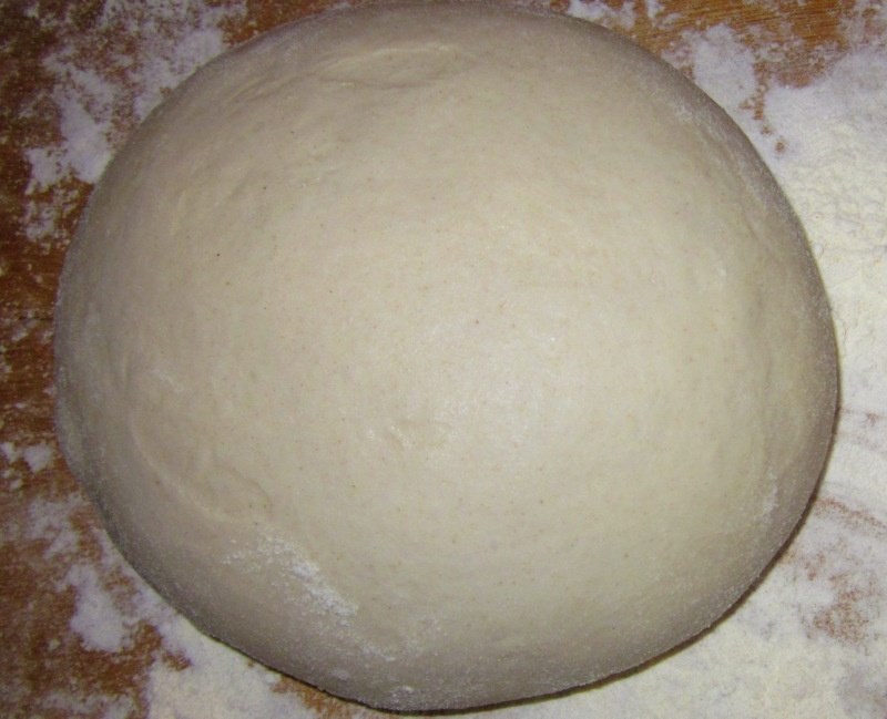 pyöreä taikina