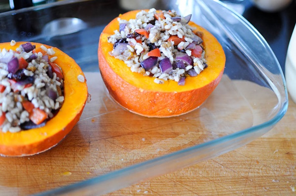 Pumpkin uunissa