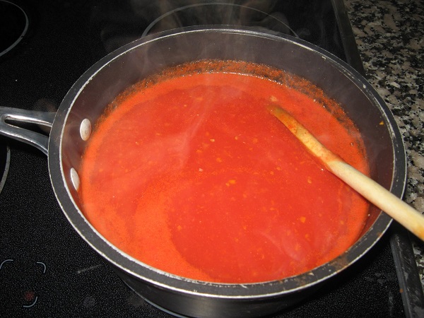 Tomaatti mehua talvella