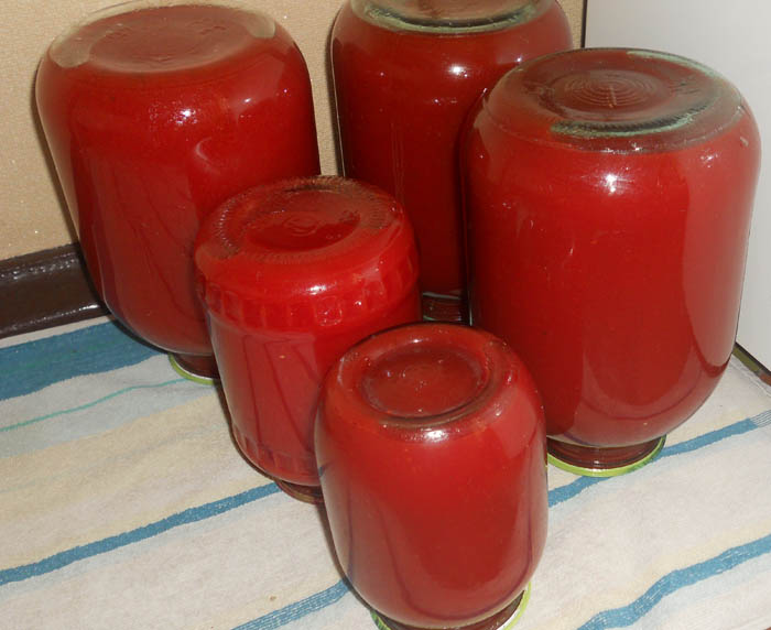 Tomaatti mehua talvella