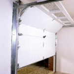 Sectional door installation Sectional door installation